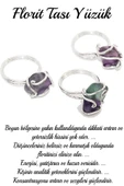Sertifikalı Gümüş Rokoko Model Florit Taşı Yüzük - Ayarlamalı - 2