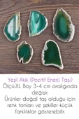 Sertifikalı Zirkon Taşlı Model Plaka Yeşil Akik Taşı Kolye thumbnail 3