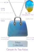 Sertifikalı Çanta Model Opal Taşı Kolye (Opalit Taşı) - 1