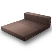 Valeria Katlanır Yatak Olabilen Koltuk Çift Kişilik Bej Çift - 10