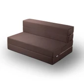 Valeria Katlanır Yatak Olabilen Koltuk Çift Kişilik Bej Çift - 9