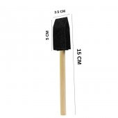 Boyama Fırçası 3 Adet Küçük Boy FlyArt Sünger Sanatsal Boyama Fırçası Küçük Boy 3 Adet - 2