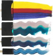 Boyama Fırçası Orta Boy FlyArt Sünger Sanatsal Boyama Fırçası Orta Boy - 4