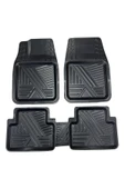 Black Gold Renault Clio 3 Grand Tour (2006-2011) 3d Havuzlu Oto Paspas Zebra Kauçuk - 1