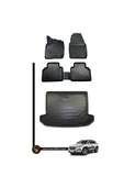 Black Gold Hyundai Tucson 2015-2020 3D Havuzlu Paspas + Bagaj Havuzu İkili SET - 1