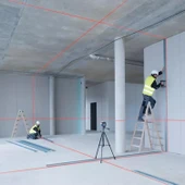 Bosch GLL 3-80 C Çizgi Lazer + BM1 Kırmızı - 0601063R02 - 4