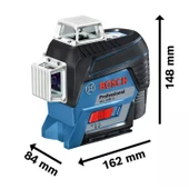 Bosch GLL 3-80 C Çizgi Lazer + BM1 Kırmızı - 0601063R02 - 2