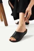 Albishoes Summer Anatomik Hafif Rahat Esnek Gün Boyu Rahat Kullanım Kadın Terlik Günlük Anne Terlik - 5