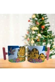 Garfield bahçede Porselen Fincan / Kupa -mug - 1