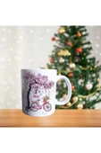 Snoopy bisikletiyle Porselen Kupa - 2