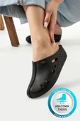 Albishoes Cherry Tam Anatomik Sabo Medikal Iş Mutfak Aşçı Doktor Hemşire Hastane Önü Kapalı Terlik - 1
