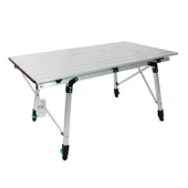 Katlanabilir Alüminyum Kamp Masası - Akordion - Madfox Moonlite -Silver - 546248 - 1