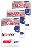 Kotex Ultra Gece24'lü X 3 = 72 Adet Ped - 1