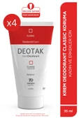 Deotak Classic Koruma 7 Güne Kadar Etkili Krem Deodorant 35 ml x 4 Adet - 1