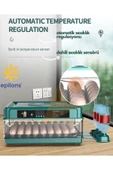 Epilons Profesyonel 130 Yumurtalık Otomatik Kuluçka Makinesi Tavuk Bıldırcın Güvercin Kaz Hindi Wi-Fi Kamera - 6
