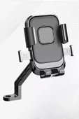 Motor,motosiklet,bisiklet ,scooter İçin 360 Derece Dönebilen Dikiz Aynası Versiyonu Telefon Tutucu Aparat thumbnail 7