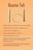 Beyaz Seramik Hamuru 2 kg Kil 25x35 Duralit Ebeşuar Seti 6x15 ml Akrilik Set Vernik Ahşap Merdane - 6