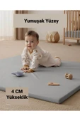 RevuBaby Bebek Ve Çocuk Oyun Alanı Oyun Parkı 125x125 Oyun Matı Oyun Halısı Sıvı Geçirmez 4CM Kalınlık - 4