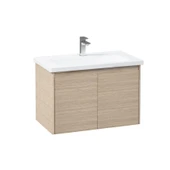Orka Düden 80 cm MDF Kapaklı Meşe Banyo Dolabı Alt Modül Lavabo thumbnail 1