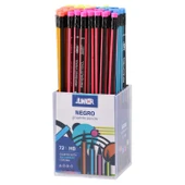 Junior Negro HB Üçgen Silgili Kurşun Kalem 72 Adet (130110) - 1