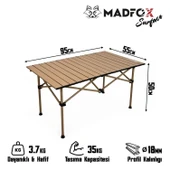 Katlanabilir Alüminyum Kamp Masası - Akordion - Madfox - Surface - 547270 thumbnail 12