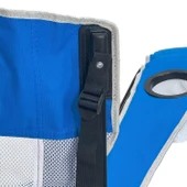 Katlanır Kamp Piknik Sandalyesi - Madfox Harbor - Bardaklıklı - Mavi - 547285 - Taşıma Çantalı thumbnail 7