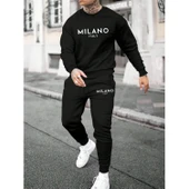 Erkek Uzun Kollu Baskı Detaylı Iki Iplik Takım - 2