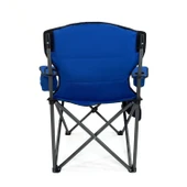 Katlanır Kamp Piknik Sandalyesi - Madfox Echo - Bardaklıklı - Mavi - 547287 - Taşıma Çantalı thumbnail 4