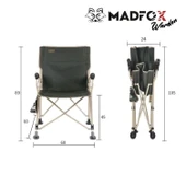 Katlanır Kamp Piknik Sandalyesi - Madfox Warden - Yeşil - 547283 - Taşıma Çantalı - 6