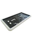 Çerçeveli Dikdörtgen  Plakalık Plaka Altlığı Beyaz 32X17cm 1 Adet - 3