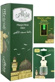 Mescidi Aksa Kokusu 400ml Sprey Ve Mescidi Aksa Kokusu 8 Ml Araba Kokusu Cam Şişe Ve Mescidi Aksa Alkolsüz Esans 3Ml - 1
