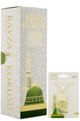 Medine Ravza Kokusu 400ml Sprey Ve Medine Ravza Kokusu 8 Ml Araba Kokusu Cam Şişe thumbnail 1