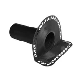 Su Tahliye Parapet Dik İniş 100'lük Direnaj Hünisi Çatı Balkon Yağmur Gider Borusu Oluk Adaptörü - 5