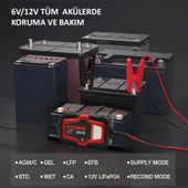 KOBB KBS1A 6V/12V 30Ah Akıllı Akü Şarj ve Akü Bakım / Desülfatör thumbnail 6