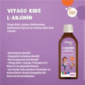 Vitago Kids - PIRIL, L-Arjinin, Multivitamin, Multimineral İçeren Şurup - 4