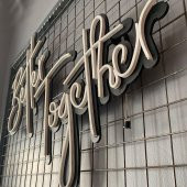 NEON IŞIKLI BETTER TOGETHER YAZISI 60X80 - 4