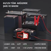 KOBB KBS2A 6V/12V 60Ah Akıllı Akü Şarj ve Akü Bakım / Desülfatör thumbnail 6