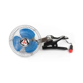 Araç Içi Vantilatör Oto Pervane 6" 12 Volt Uyumlu Mandallı Çakmaklık Girişli - 2