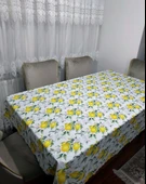 Limon Desenli 3D Dikdörtgen Masa Örtüsü (160x200) - 3