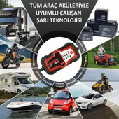 KOBB KBS2A 6V/12V 60Ah Akıllı Akü Şarj ve Akü Bakım / Desülfatör thumbnail 8