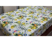 Limon Portakal Desenli 3D Dikdörtgen Masa Örtüsü (160x200) - 3