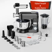 Trumio SM1503BMLF 6.2 L, Çok İşlevli Kıyma Çekme Hamur Mayalama Blender Makinesi - 1
