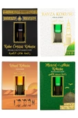 Kabe Örtüsü Kokusu Medine Ravza Kokusu Uhud Kokusu ve Mescidi Aksa kokusu Alkolsüz Esans 3ml - 1