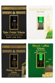 Kabe Örtüsü Kokusu Medine Ravza Kokusu Makamı İbrahim Kokusu ve Mescidi Aksa kokusu Alkolsüz Esans 3ml thumbnail 1