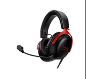HyperX Cloud III 727A9AA Siyah-Kırmızı Kablolu Kulak Üstü Oyuncu Kulaklığı - 1