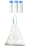 Yasomi SmartCat Cleaner Kedi Tuvaleti Uyumlu Büzgülü Çöp Poşeti 3lü Set(3x15 Adet, 50mm x 46mm) - 2