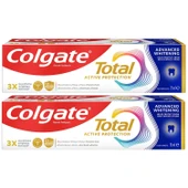 Colgate Total Gelişmiş Beyazlık Diş Macunu 75 ml 2 ADET - 1