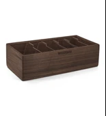 Woodsaka Gobi Kartvizit Organizer - Ceviz - 26cm x 10.4cm x 6cm - 1