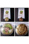 39963681b2ed44c72d Numis Proof 2016 Kraliçe Elizabeth 24Ayar AltınKaplama Sertifikalı 52gram A-35185 thumbnail 1