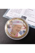 39963681b2db677829 Numis Proof 2016 Kraliçe Elizabeth 24Ayar AltınKaplama Sertifikalı 52gram A-35180 thumbnail 4
